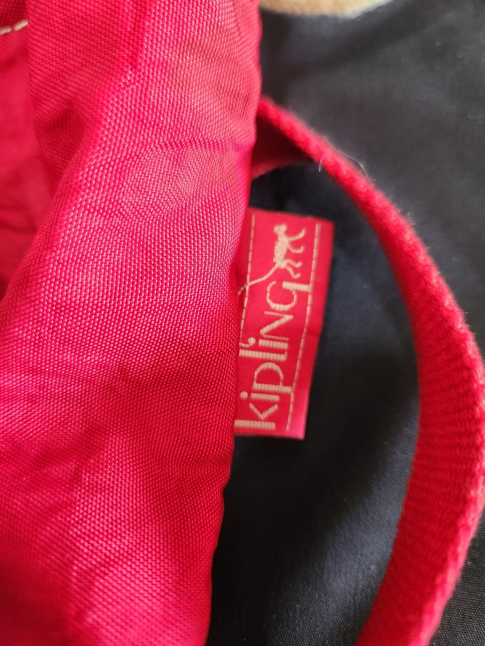Kipling Red Drawstring Backpack - Picture 7 of 15